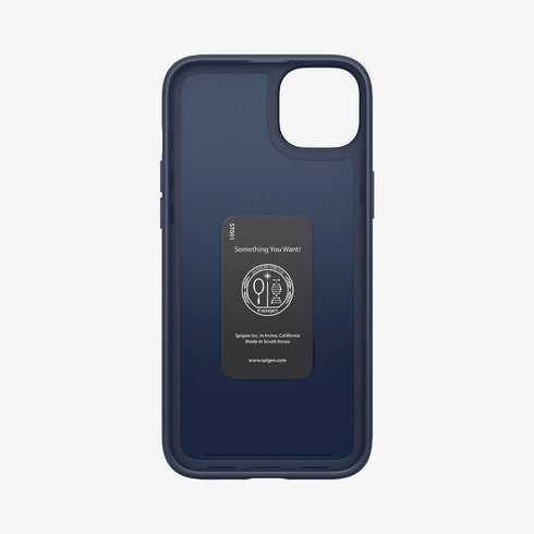 ACS04766 - iPhone 14 Pro Max Case Thin Fit in black showing the back